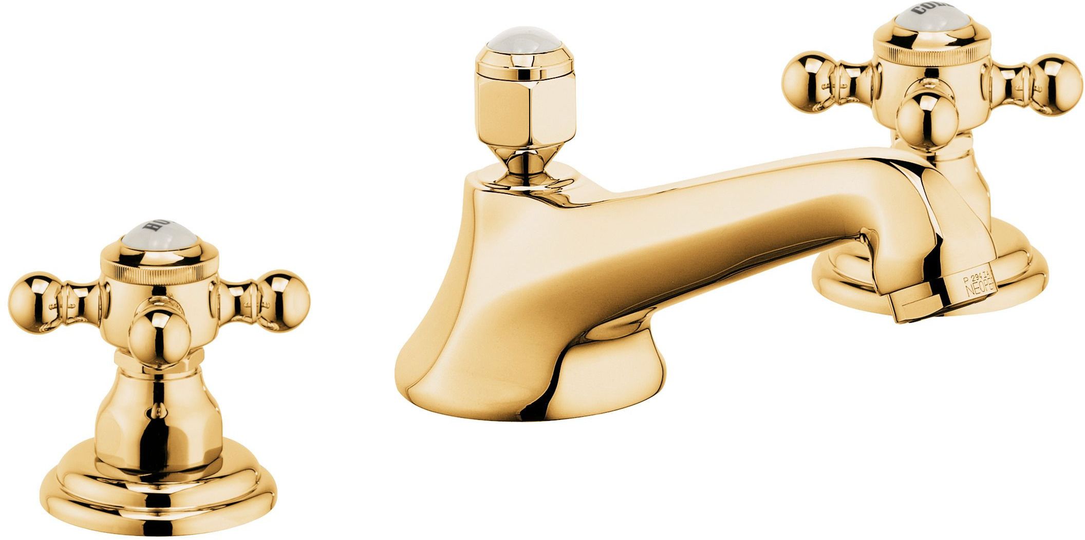 Kludi 1926 rubinetto per lavabo verticale oro 510464520