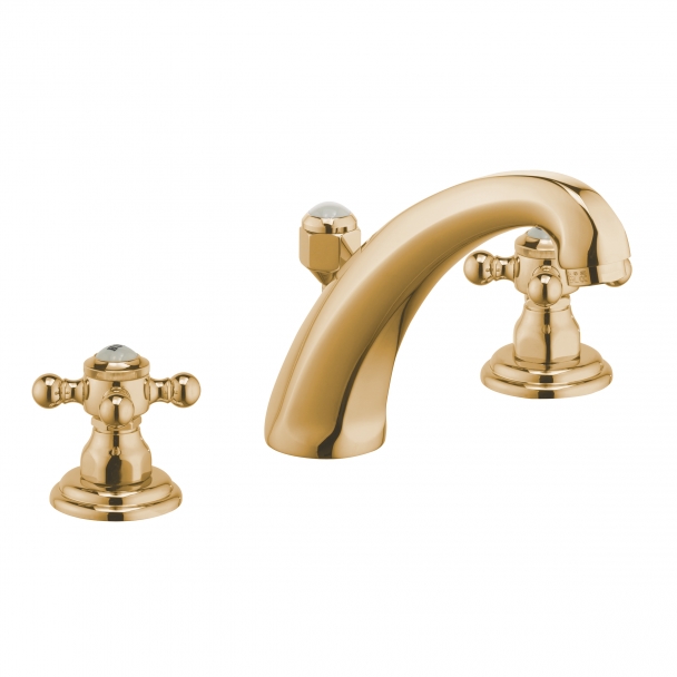 Kludi 1926 rubinetto per lavabo verticale oro 510434520