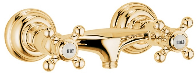 Kludi 1926 rubinetto per doccia a parete oro 516104520