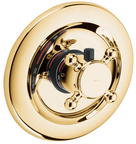 Kludi 1926 rubinetto per doccia da incasso con termostato oro 517194520