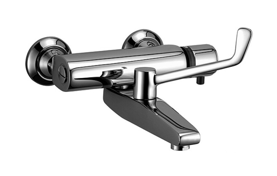 Kludi Thermo-care rubinetto per lavabo a parete con termostato cromo 350850564