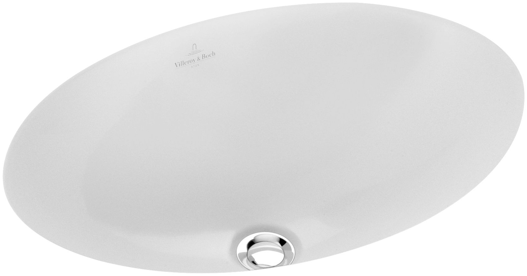 Villeroy & Boch Loop & Friends lavabo 56x37.5 cm ovale sottopiano bianco 61613001