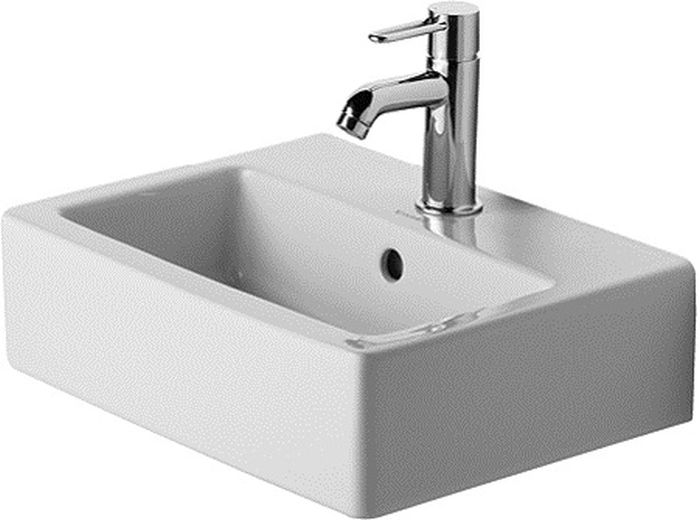 Duravit Vero lavabo 45x35 cm rettangolare a parete-da mobile bianco 0704450000