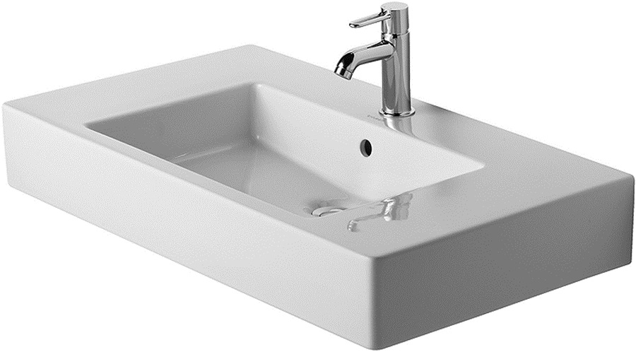 Duravit Vero lavabo 85x49 cm rettangolare da mobile bianco 0329850000
