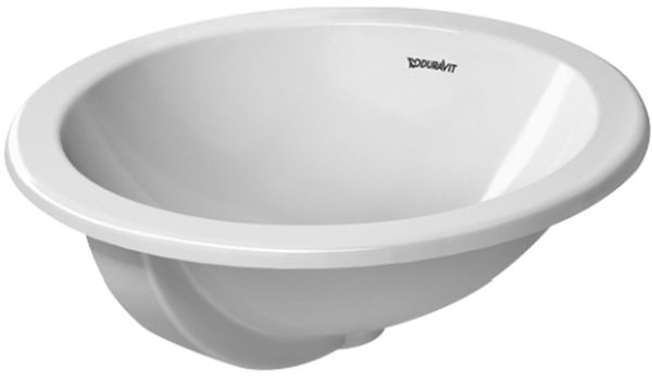 Duravit Architec lavabo 47x47 cm rotonda da incasso bianco 0468470000