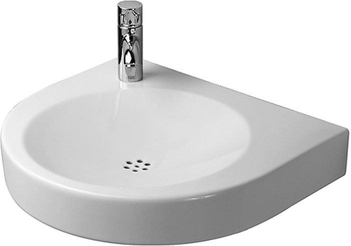 Duravit Architec lavabo 57.5x52 cm semicircolare a parete bianco 0443580000
