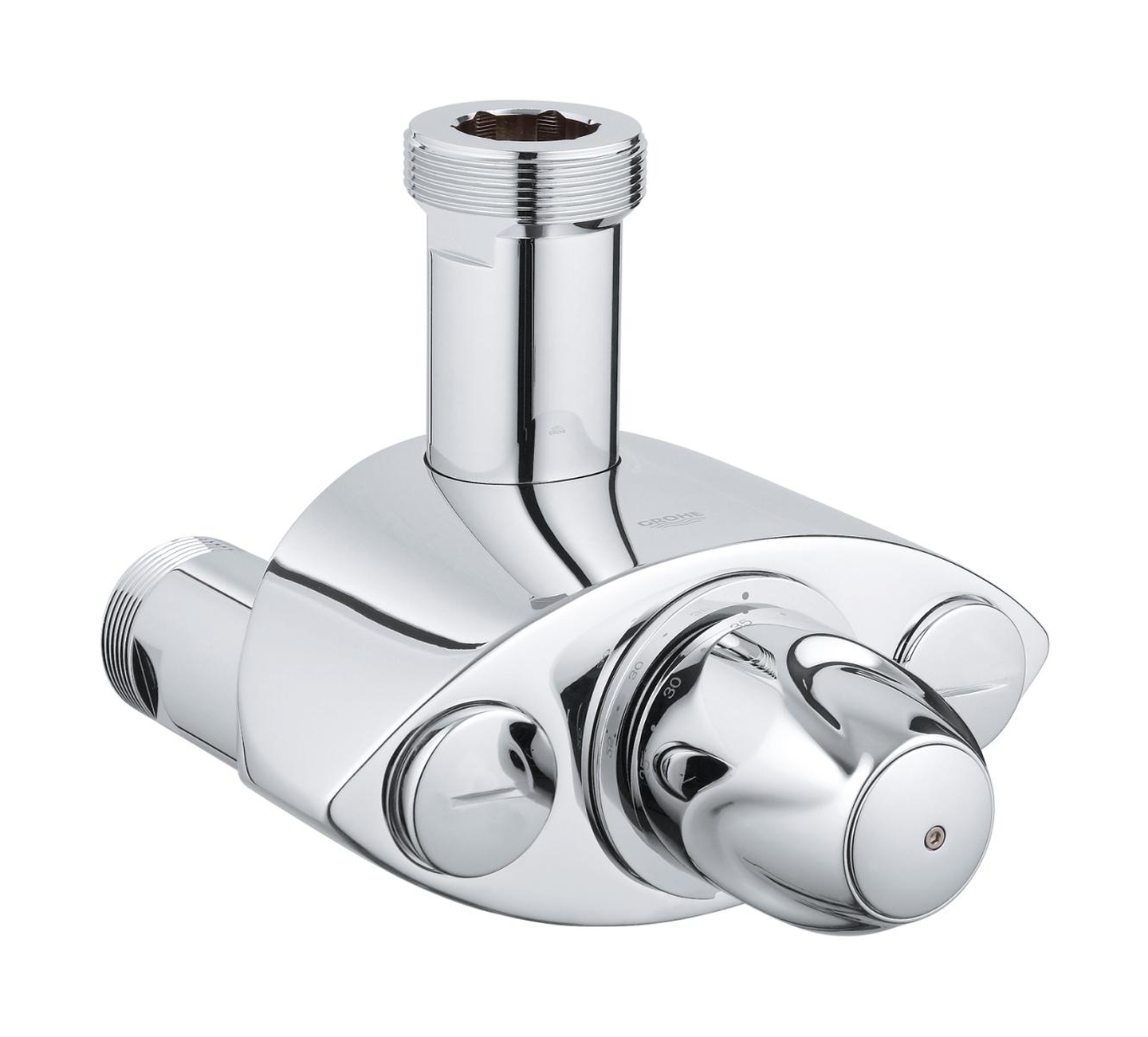 Grohe Grohtherm rubinetto per doccia a parete con termostato StarLight Chrome 35087000