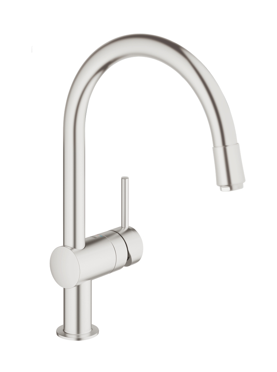 Grohe Minta rubinetto da cucina verticale SuperSteel 32918DC0