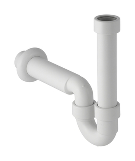 Geberit sifone per lavabo a tubo bianco 152.702.11.1