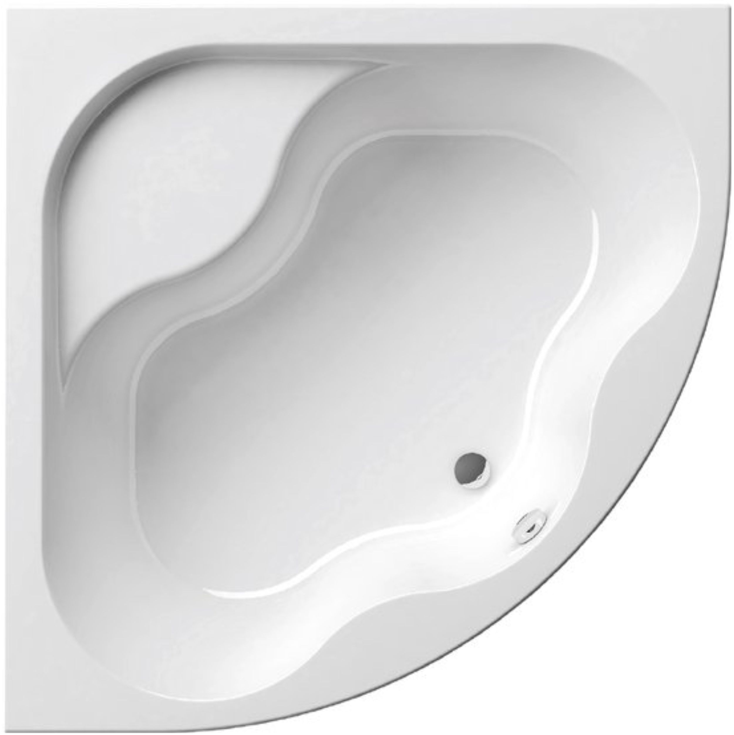 Ravak Gentiana vasca da bagno angolare 150x150 cm sinistra bianco CG01000000