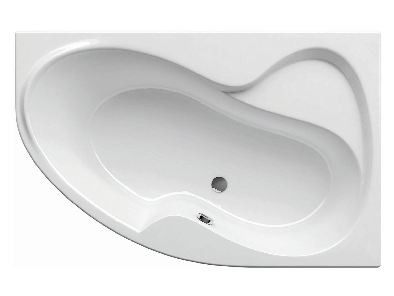 Ravak Rosa II vasca da bagno angolare 150x105 cm destra bianco CJ21000000