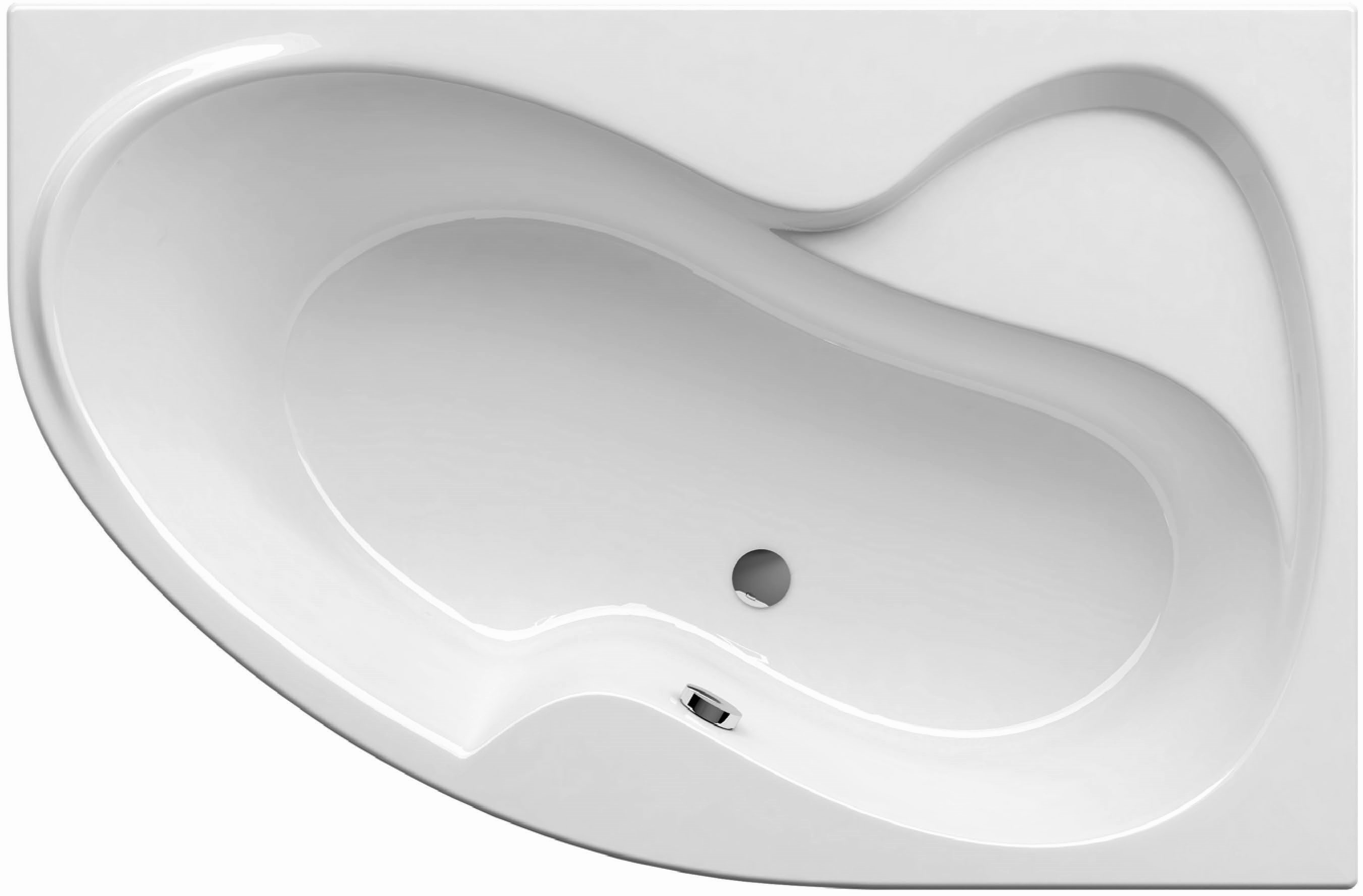 Ravak Rosa II vasca da bagno angolare 160x105 cm destra bianco CL21000000