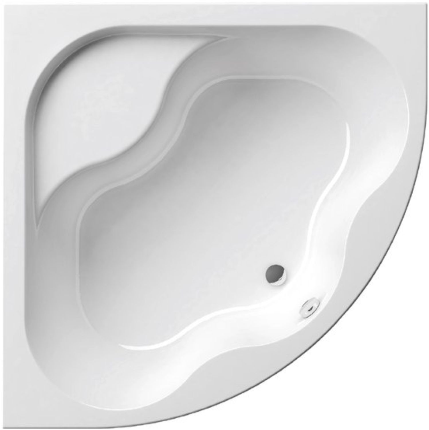Ravak Gentiana vasca da bagno angolare 140x140 cm sinistra bianco CF01000000