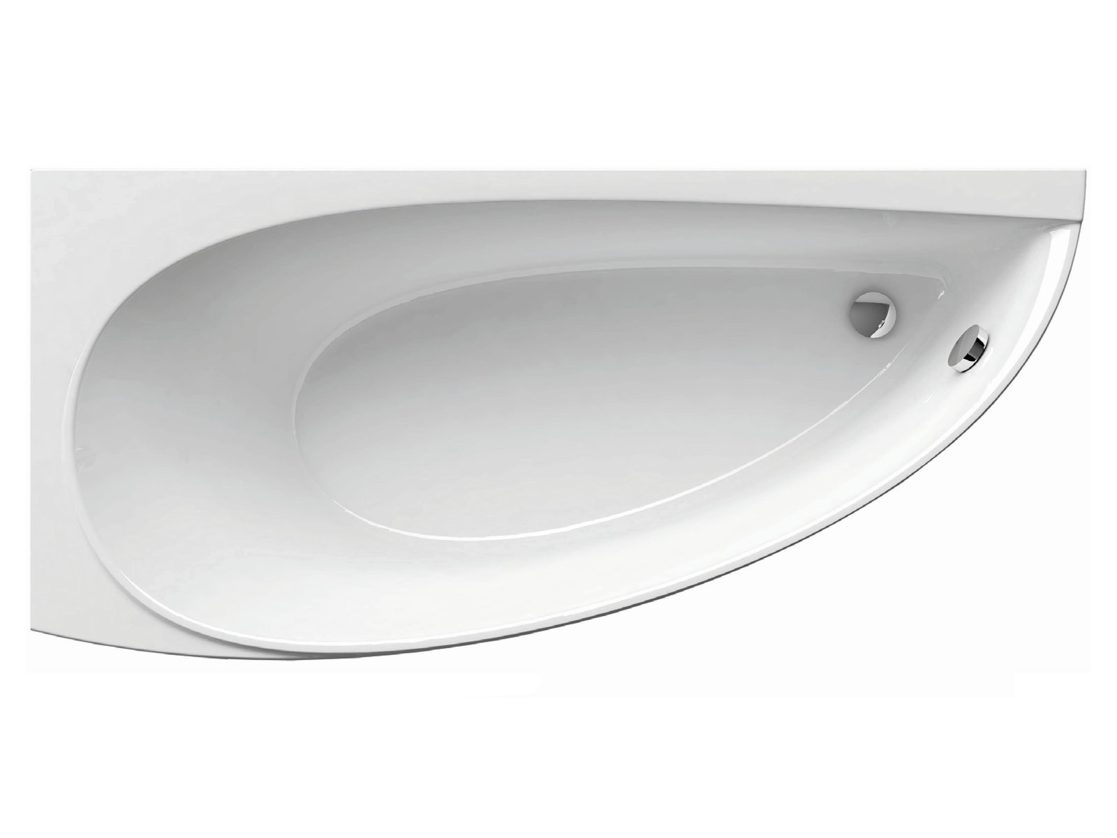 Ravak Avocado vasca da bagno angolare 150x75 cm sinistra bianco CT01000000