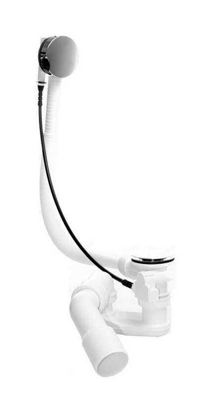 Viega Simplex sifone per vasca da bagno cromo 495121