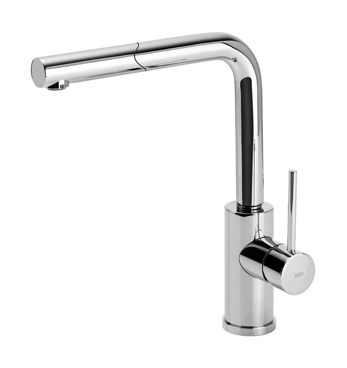 Tres Max-Tres rubinetto da cucina verticale cromo 1.62.437