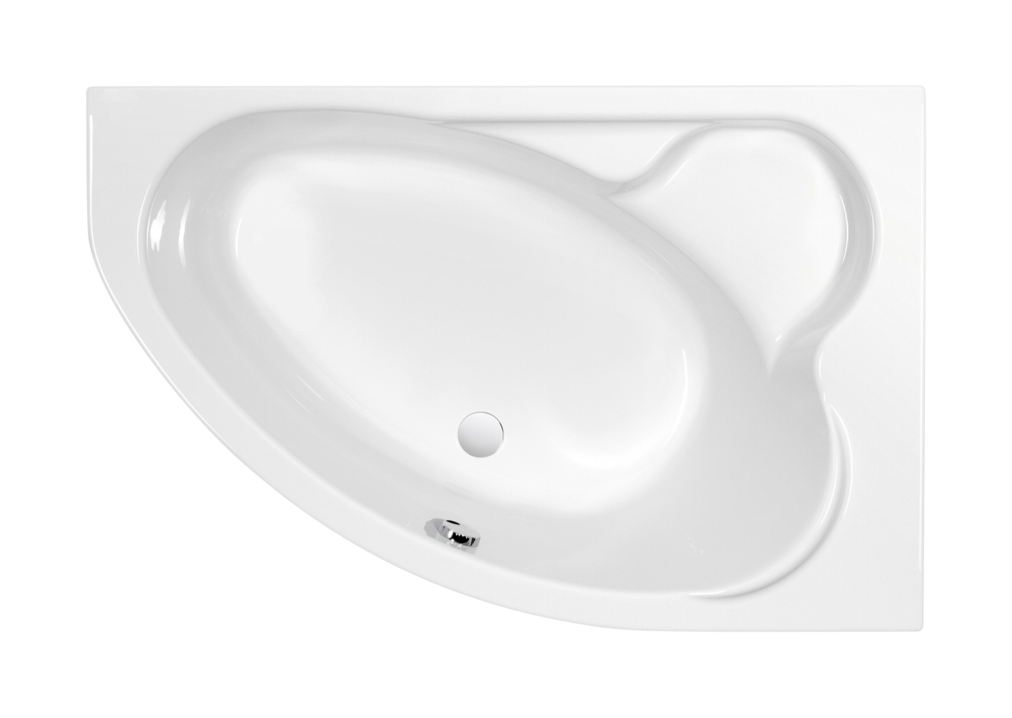 Cersanit Kaliope vasca da bagno angolare 153x100 cm destra bianco S301-025