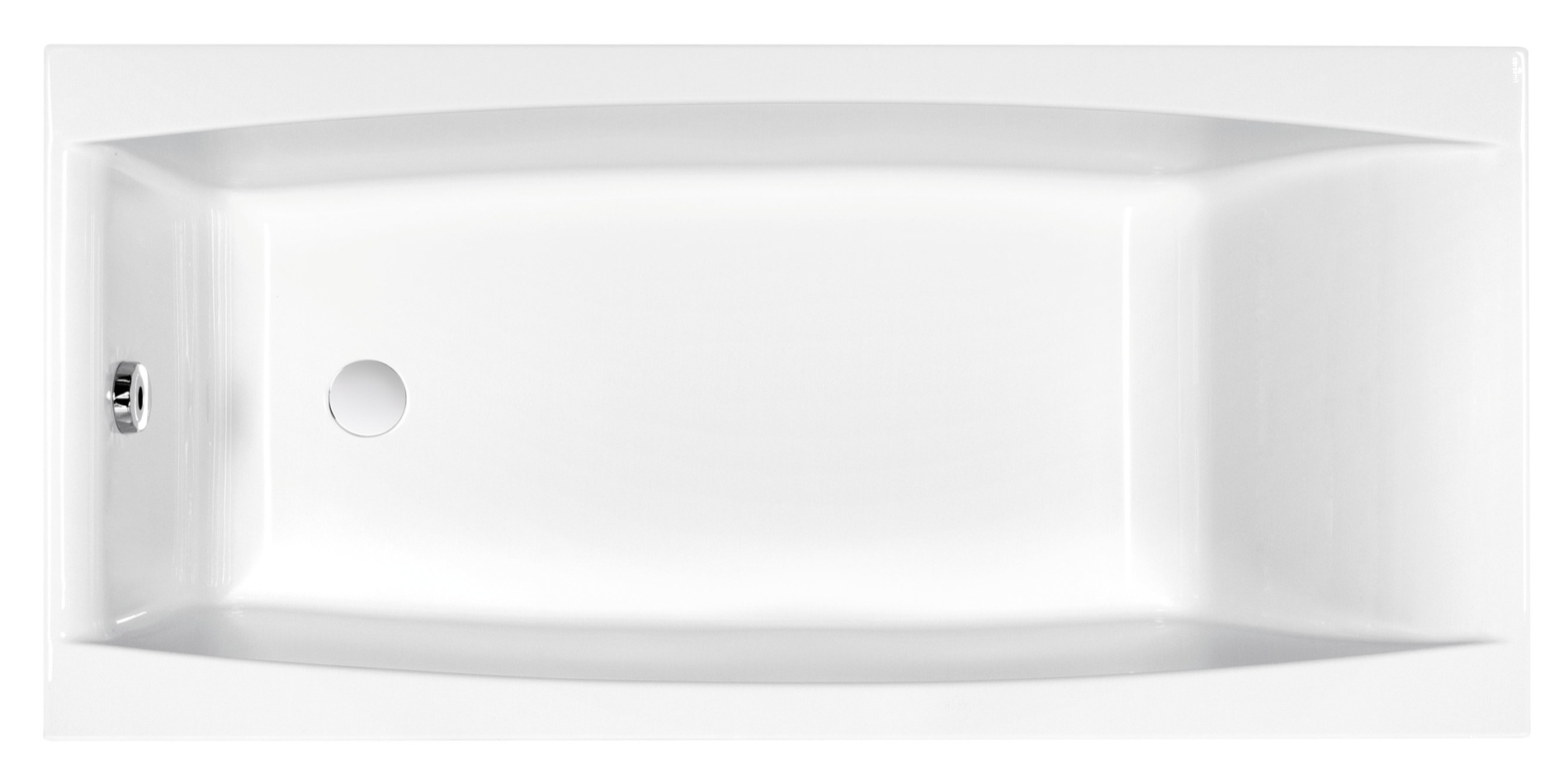 Cersanit Virgo vasca da bagno rettangolare 160x75 cm bianco S301-046