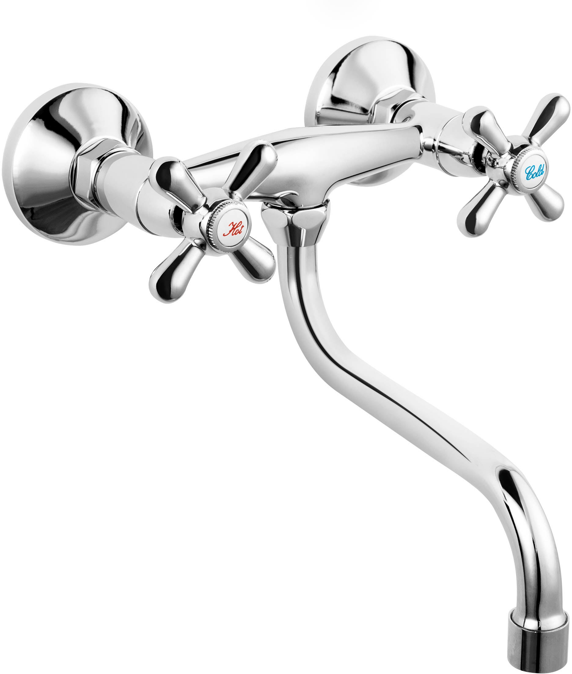 Ferro Retro New rubinetto da cucina a parete cromo XD5