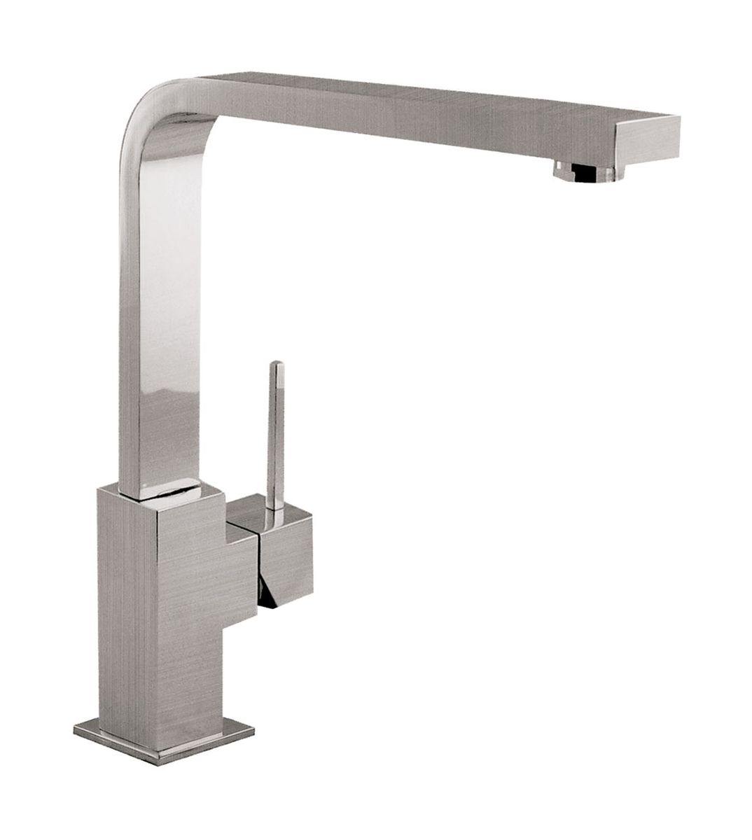 Tres Cuadro-Tres rubinetto da cucina verticale acciaio inossidabile 5.30.496.03