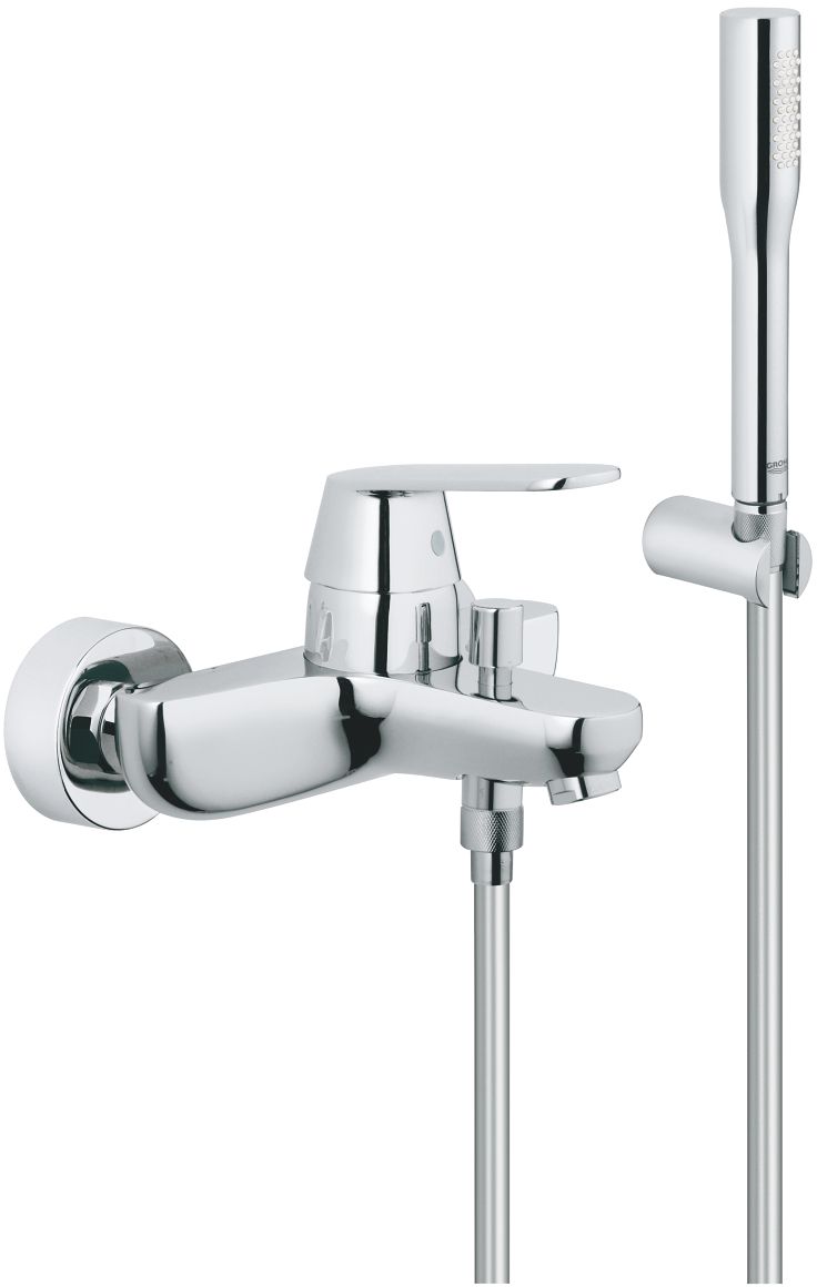 Grohe Eurosmart Cosmopolitan rubinetto per vasca e doccia a parete StarLight Chrome 32832000