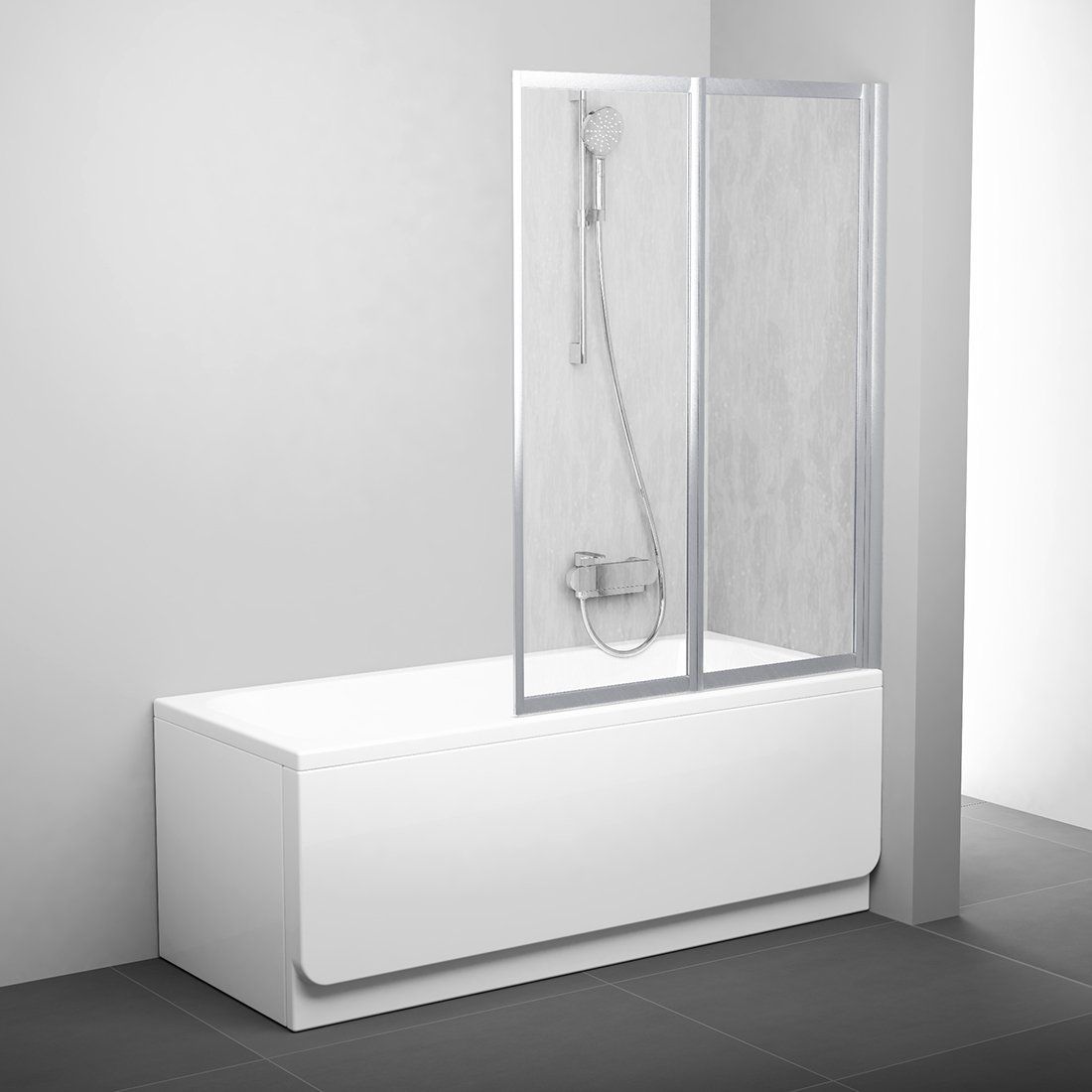 Ravak Supernova parete vasca 105 cm 2 ante satinato opaca/plastica 796M0U0041