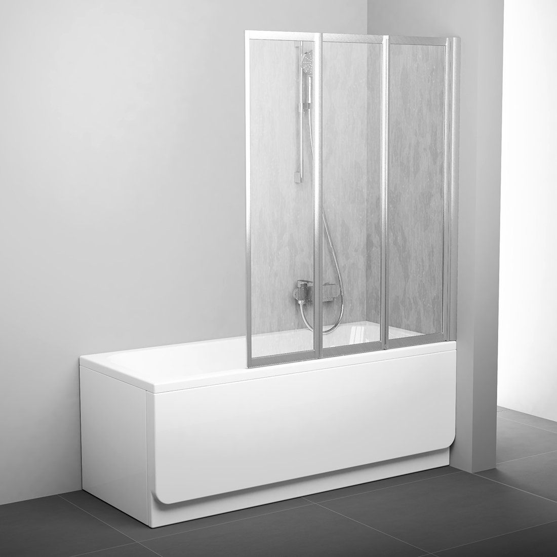 Ravak Supernova parete vasca 130 cm 3 ante satinato opaca/plastica 795V0U0041