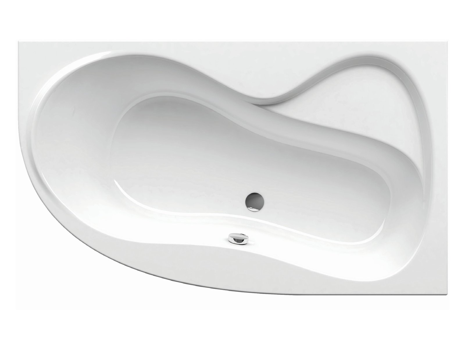 Ravak Rosa 95 vasca da bagno angolare 160x95 cm destra bianco C581000000
