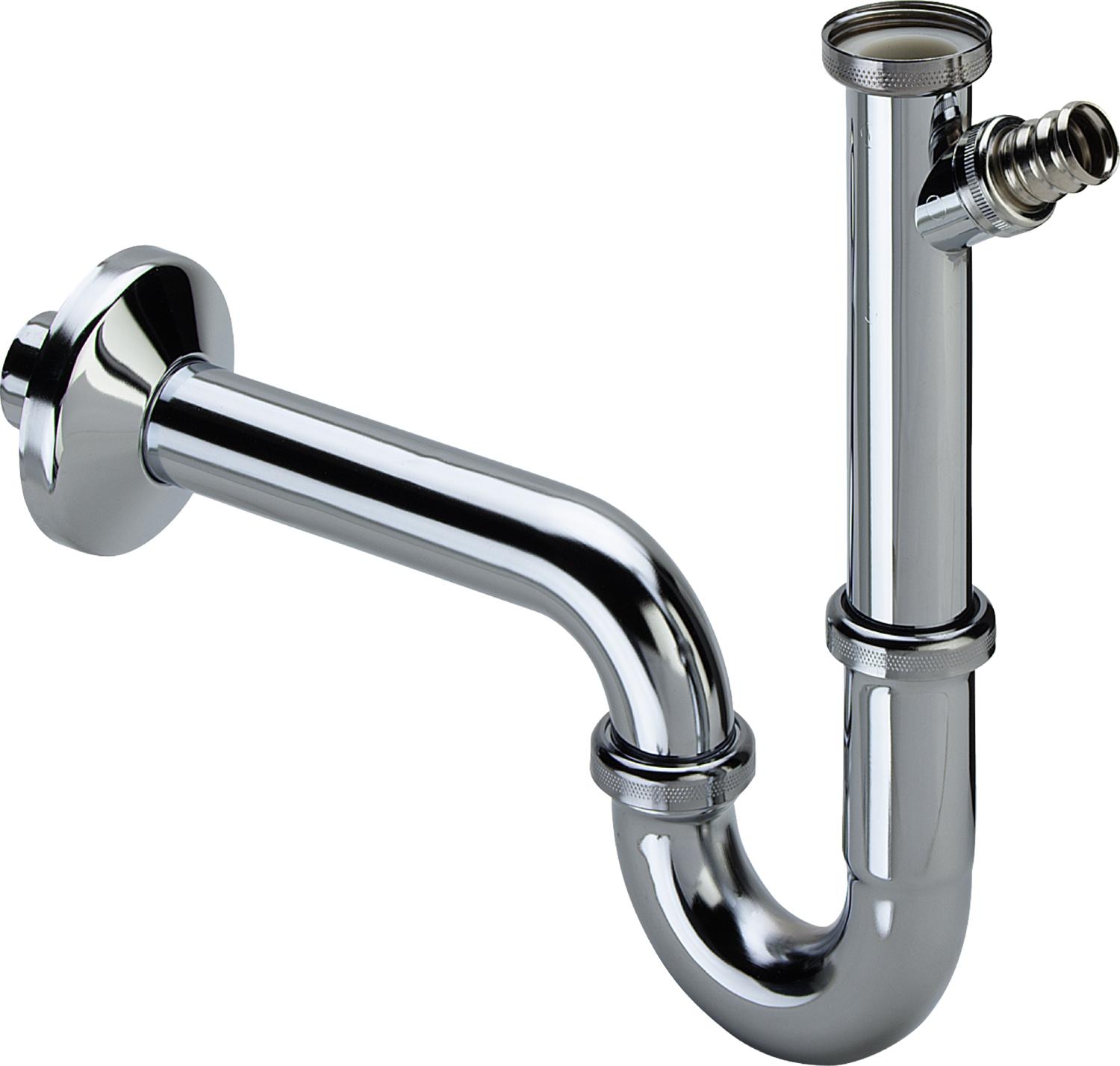 Viega Plus-Sifon sifone per lavabo a tubo cromo 445577