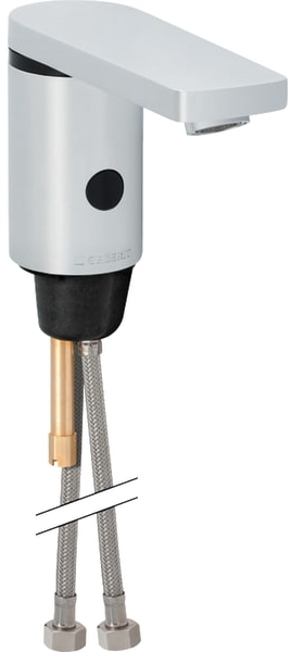 Geberit 186 rubinetto per lavabo verticale elettronico cromo 116.246.21.1