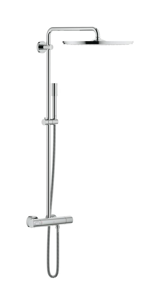 Grohe Rainshower set doccia a parete con termostato si StarLight Chrome 27174001