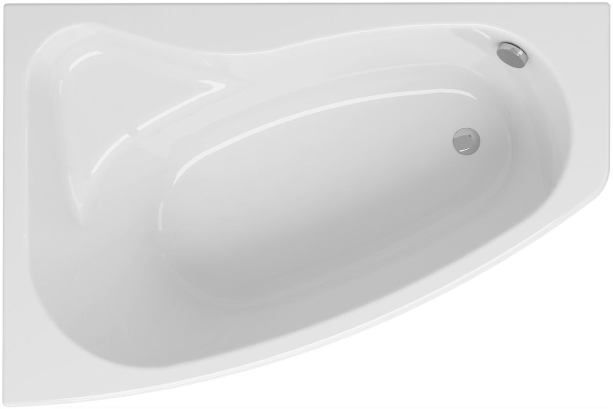 Cersanit Sicilia vasca da bagno angolare 160x100 cm sinistra bianco S301-036