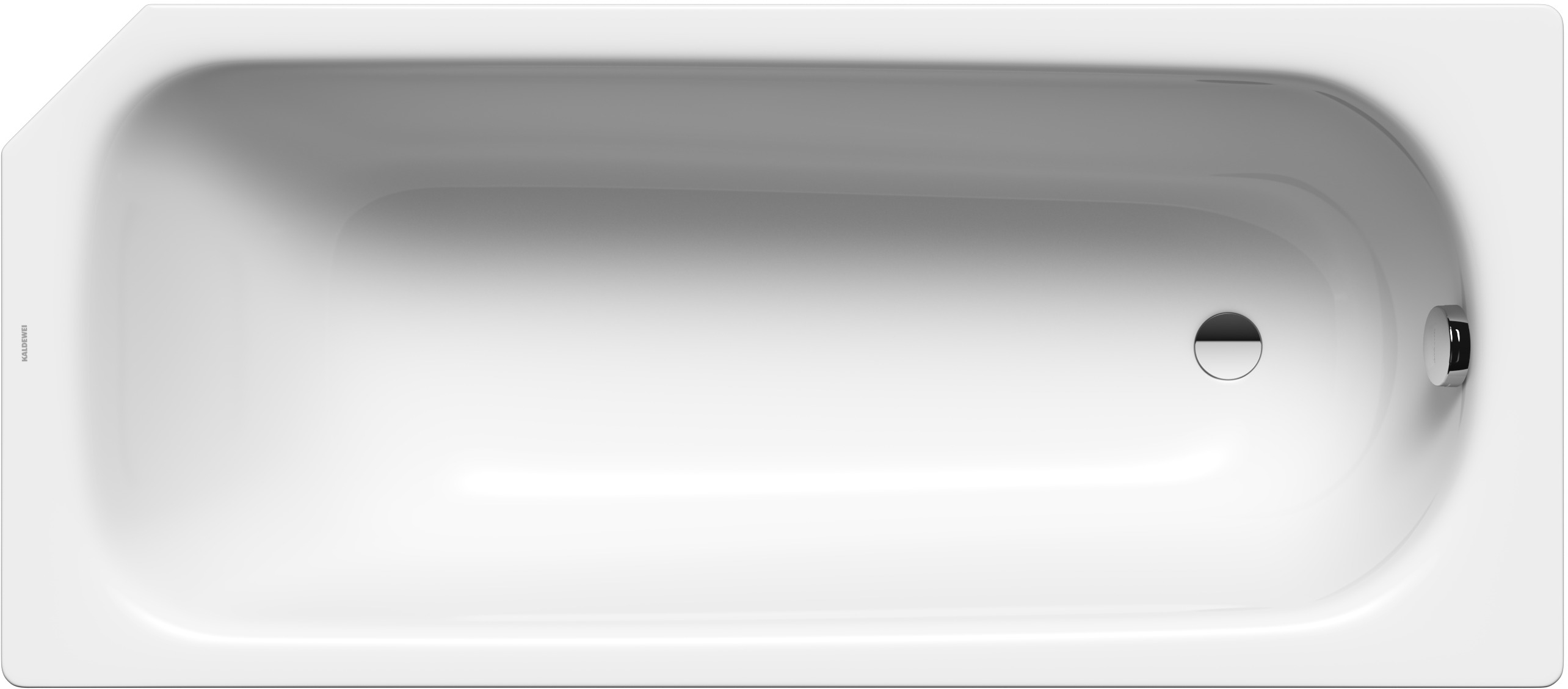 Kaldewei Saniform V1-V4 vasca da bagno rettangolare 160x70 cm bianco 192200010001