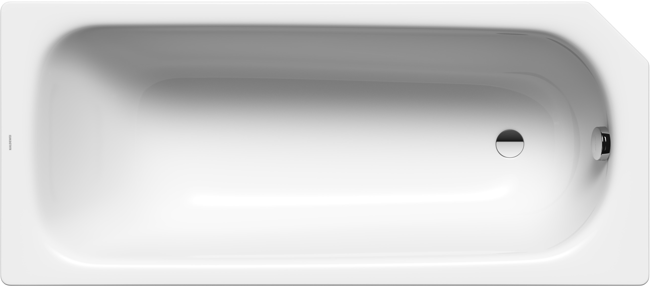 Kaldewei Saniform V1-V4 vasca da bagno rettangolare 160x70 cm bianco 192300010001