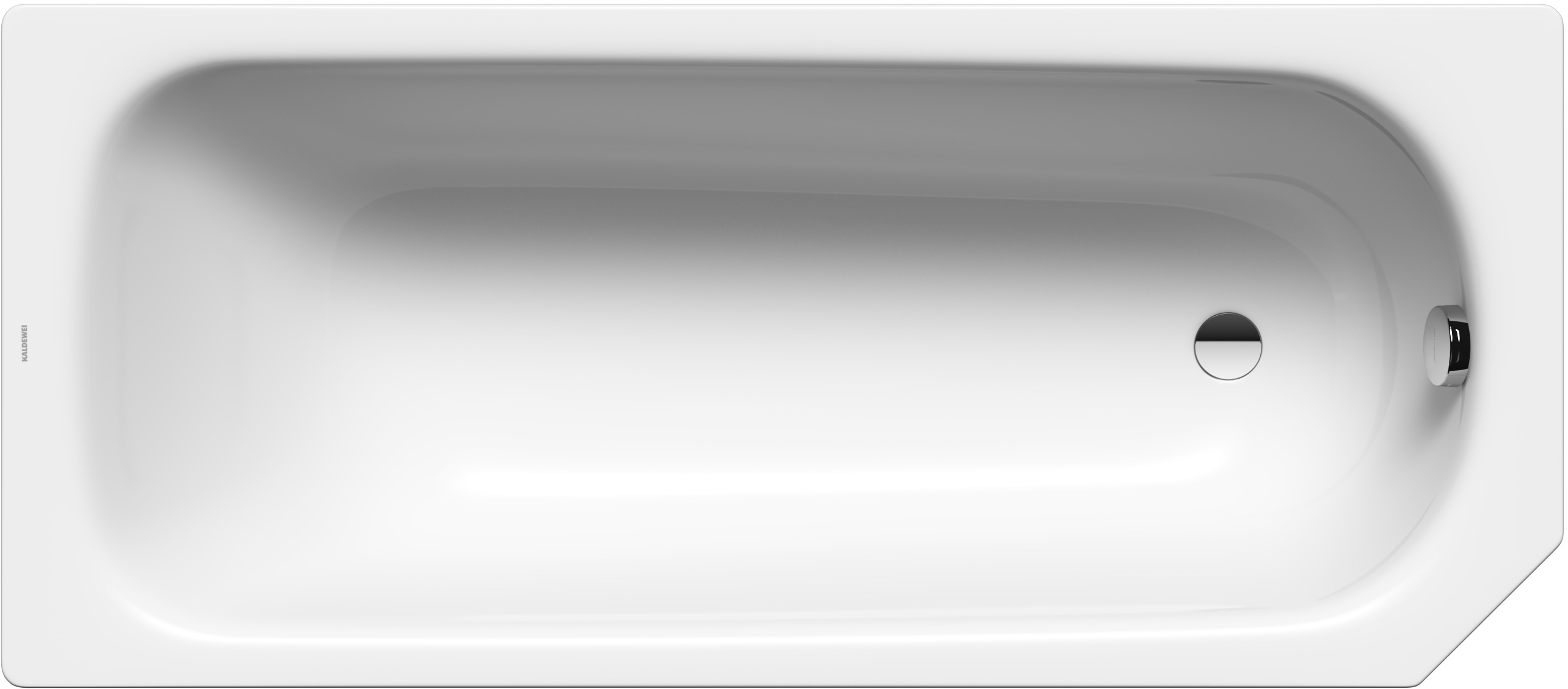 Kaldewei Saniform V1-V4 vasca da bagno rettangolare 160x70 cm bianco 192400010001