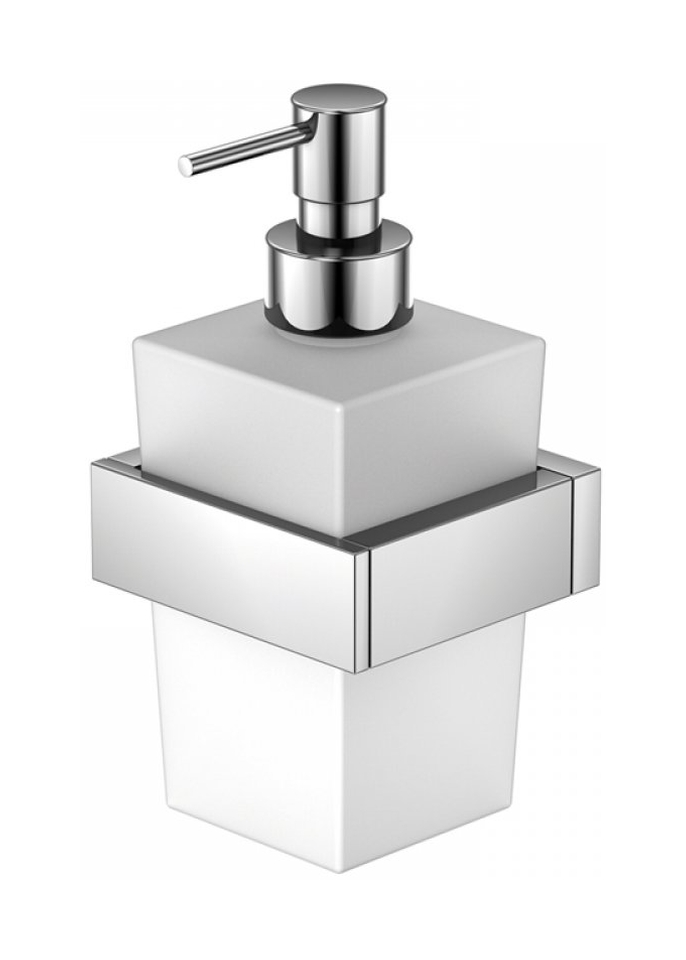 Steinberg 460 dispenser di sapone liquido ml cromo-bianco-vetro 4608001