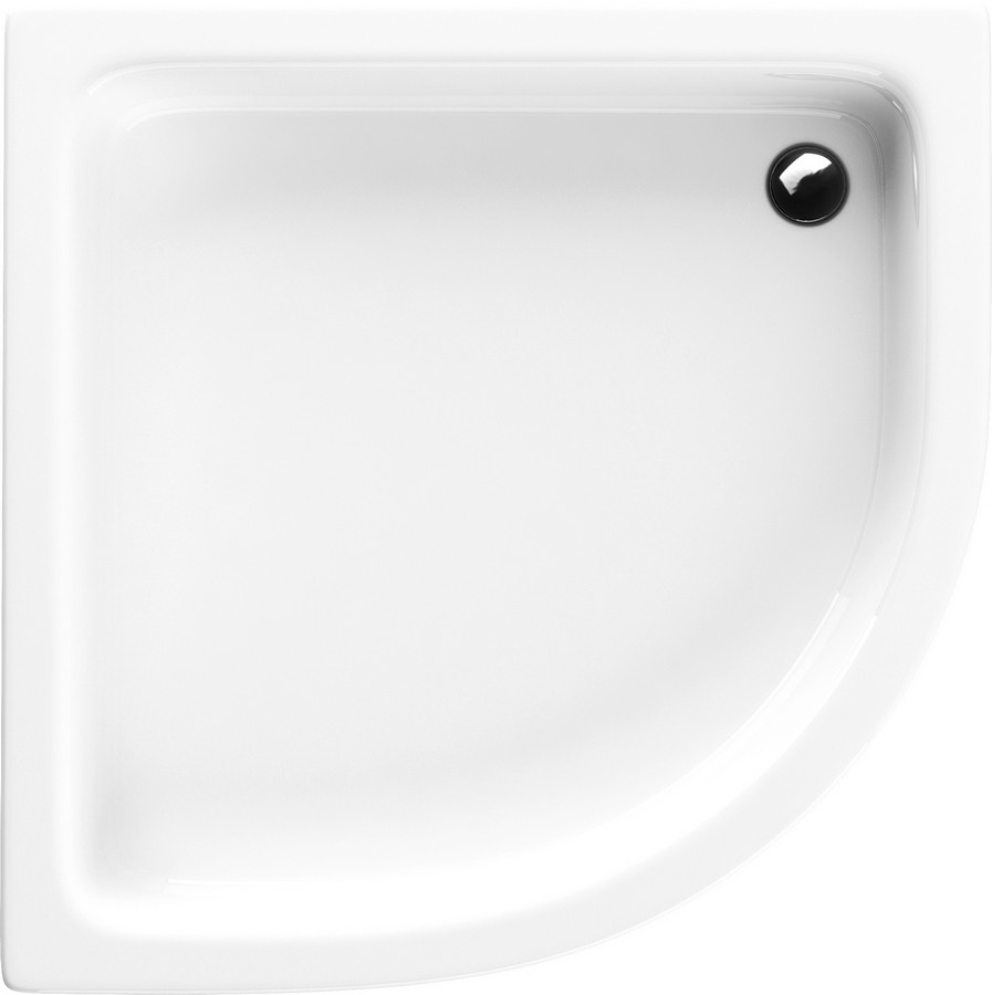 Schedpol Grawello piatto doccia semicircolare 80x80 cm bianco 3.015
