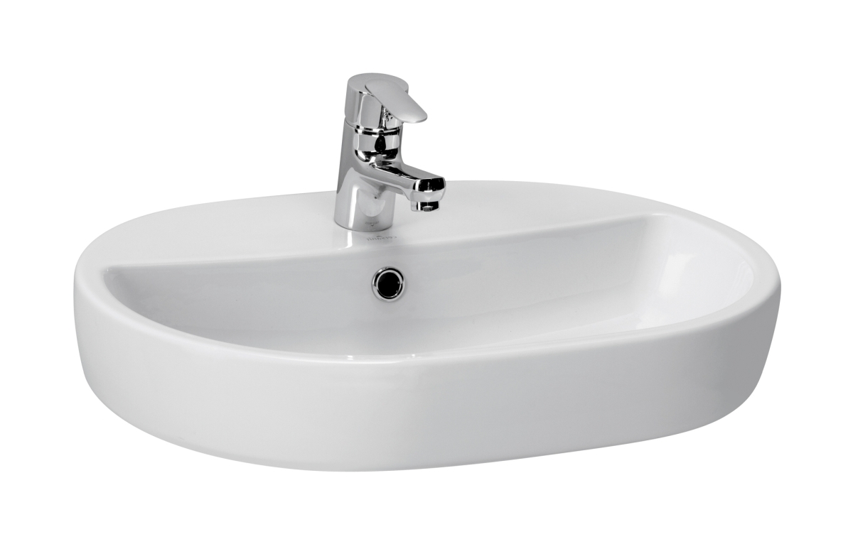Cersanit Caspia lavabo 60x42 cm ovale da appoggio bianco K11-0099