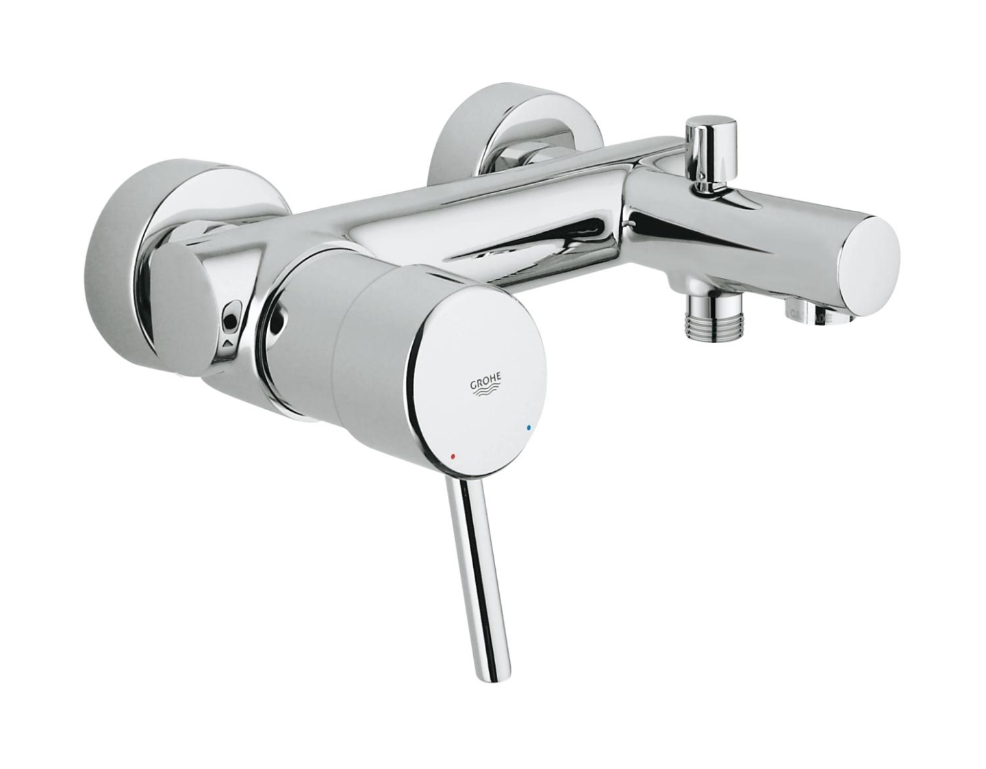 Grohe Concetto rubinetto per vasca e doccia a parete StarLight Chrome 32211001