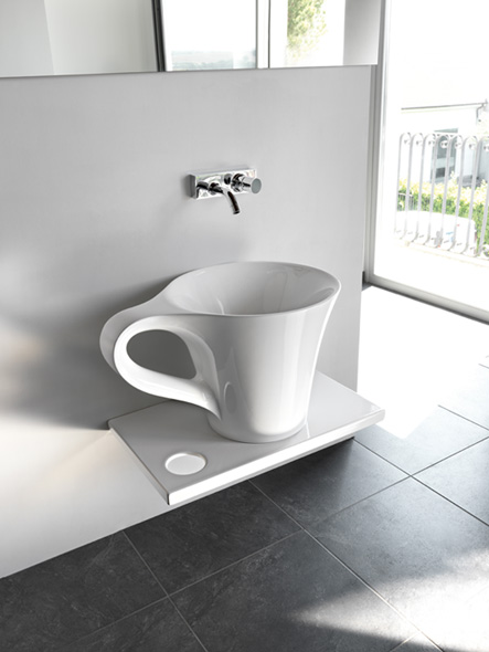 Art Ceram One Shot lavabo 69x50 cm da appoggio bianco OSL00501;00