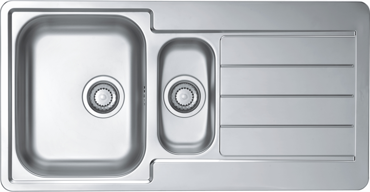 Alveus Line Start lavello in acciaio 98x50 cm 1082451