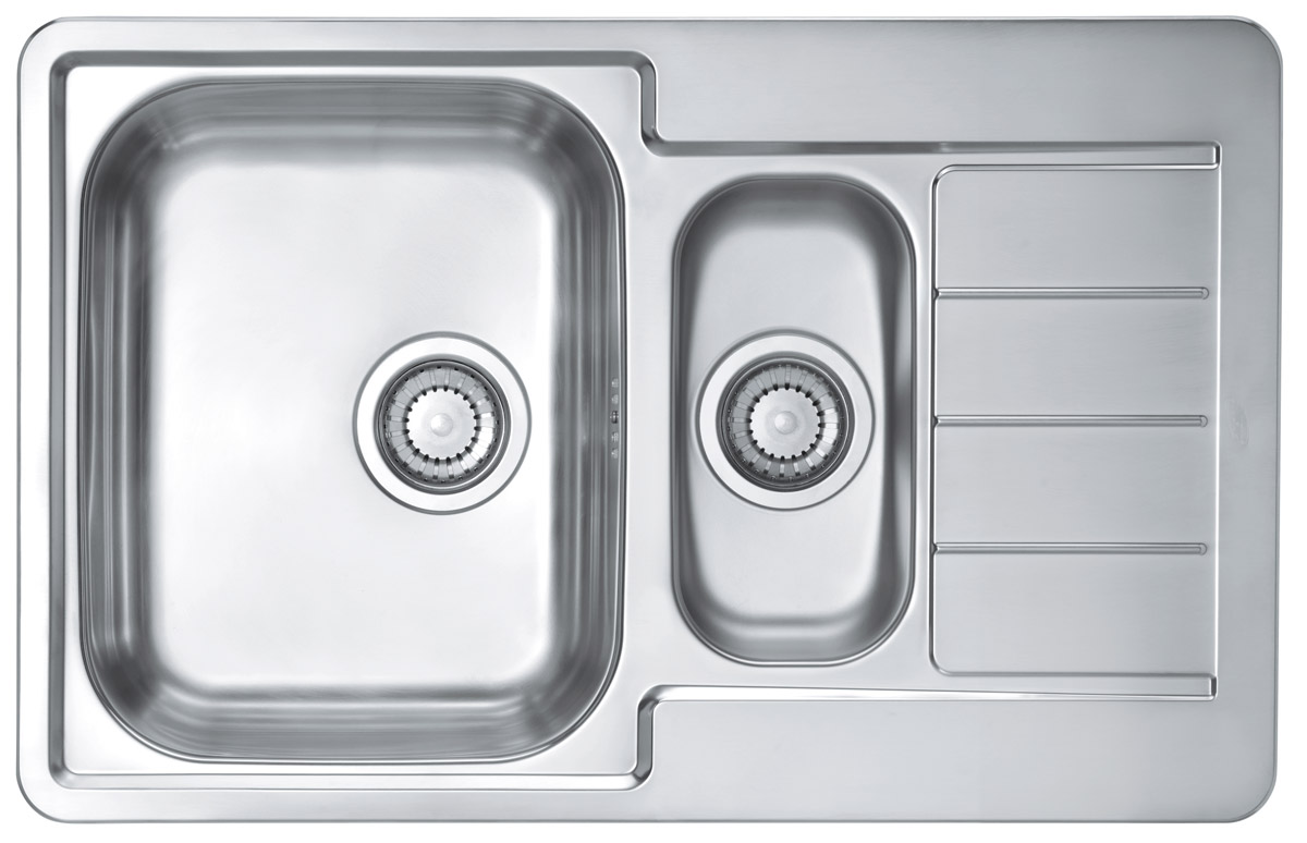 Alveus Line Start lavello in acciaio 79x50 cm 1082081
