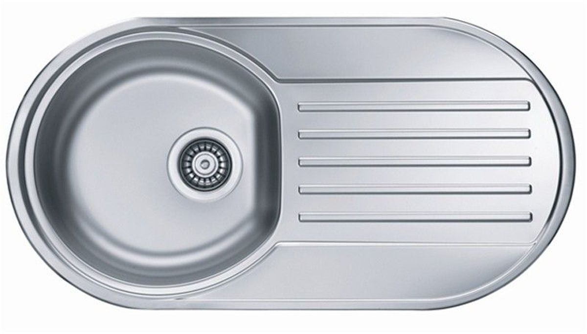 Alveus Form lavello in acciaio 83.2x43.7 cm acciaio 1060001