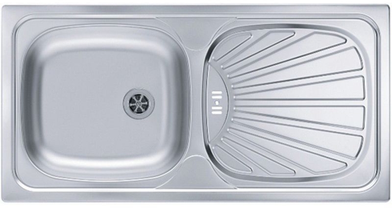 Alveus Basic lavello in acciaio 86x43.5 cm 1008993
