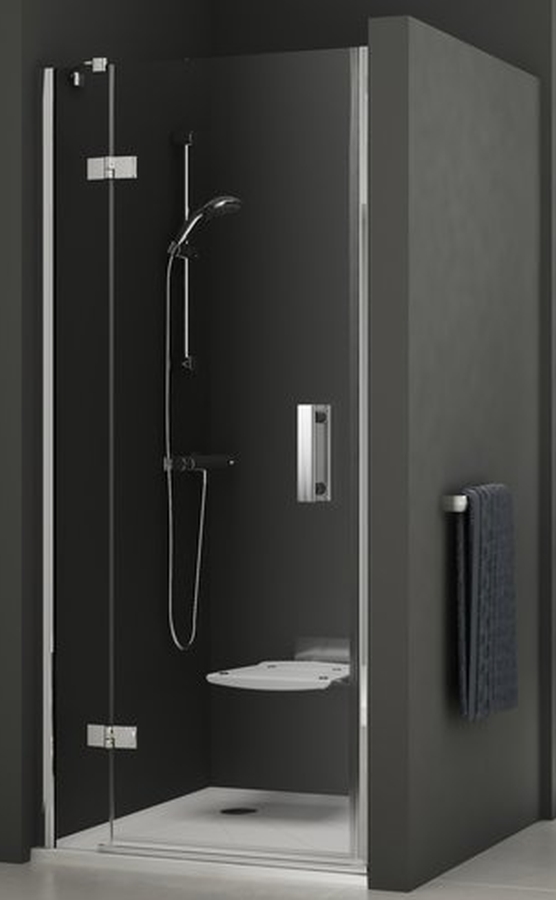 Ravak SmartLine porta doccia 120 cm a battente cromo lucida/vetro trasparente 0SLGBA00Z1