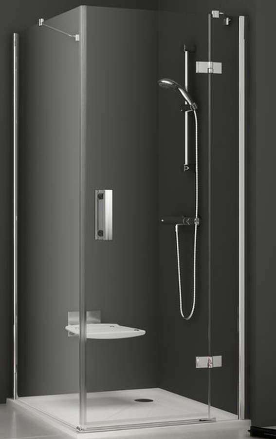 Ravak SmartLine parete doccia 90 cm cromo lucida/vetro trasparente 9SP70A00Z1