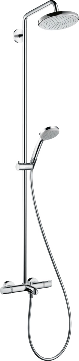 Hansgrohe Croma set doccia a parete con termostato cromo 27223000