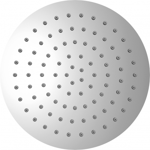 Omnires Ultra Slimline soffione doccia 20x20 cm rotonda cromo WGU120CR