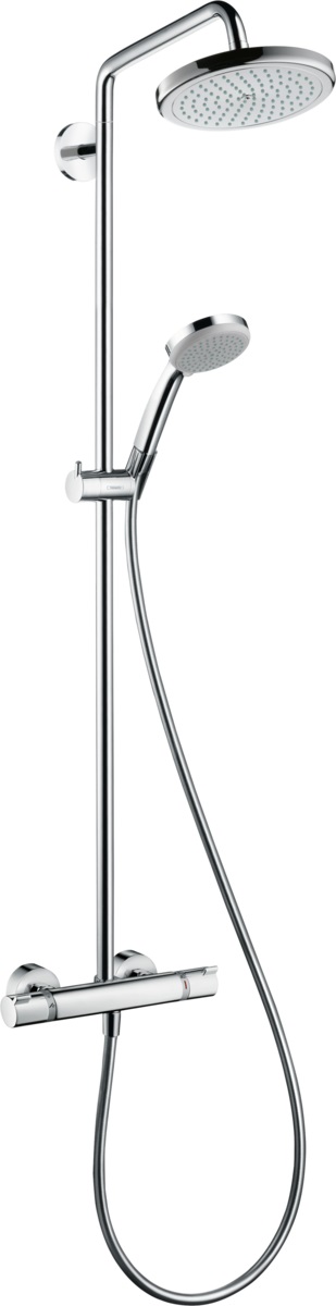 Hansgrohe Croma set doccia a parete con termostato cromo 27188000