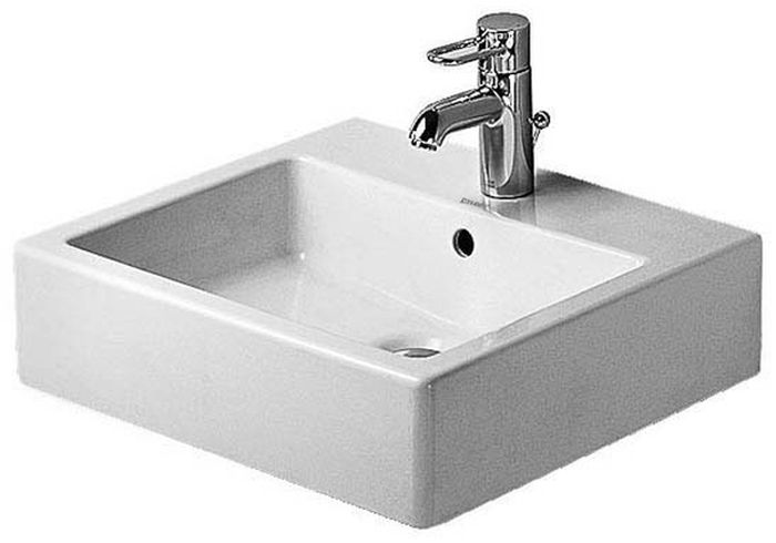 Duravit Vero lavabo 50x47 cm rettangolare da mobile bianco 04545000001